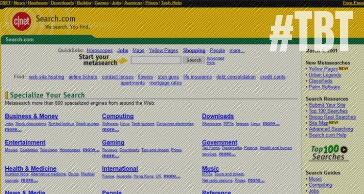 metasearch engines throwback thursday